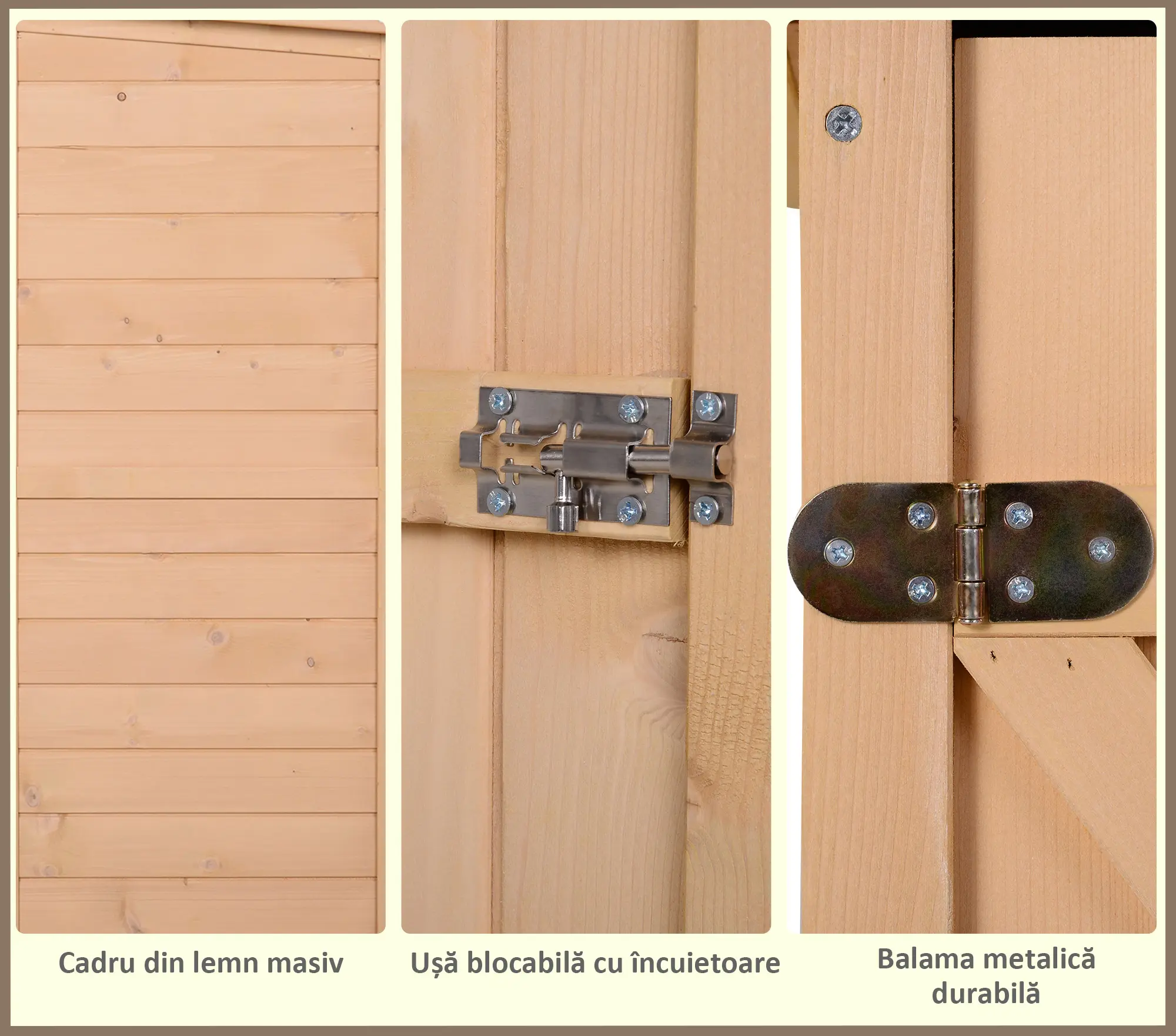 Cадовый шкаф Outsunny 845-292 (Natural)