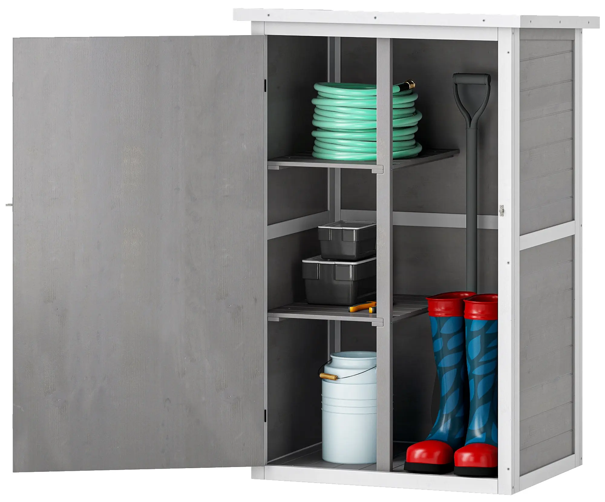 Cадовый шкаф Outsunny 845-292GY (Grey) - 3