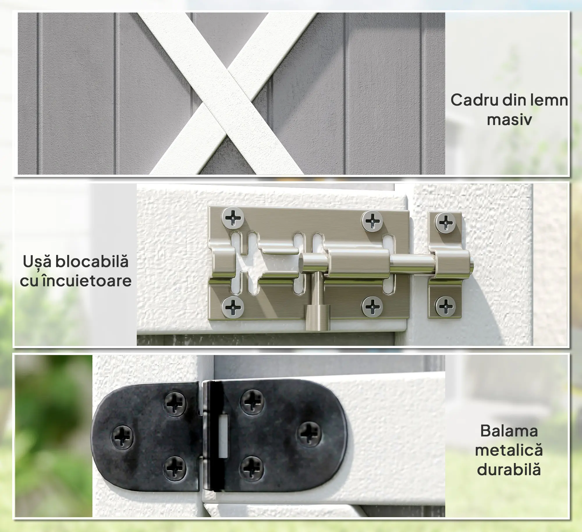 Cадовый шкаф Outsunny 845-292GY (Grey) - 6