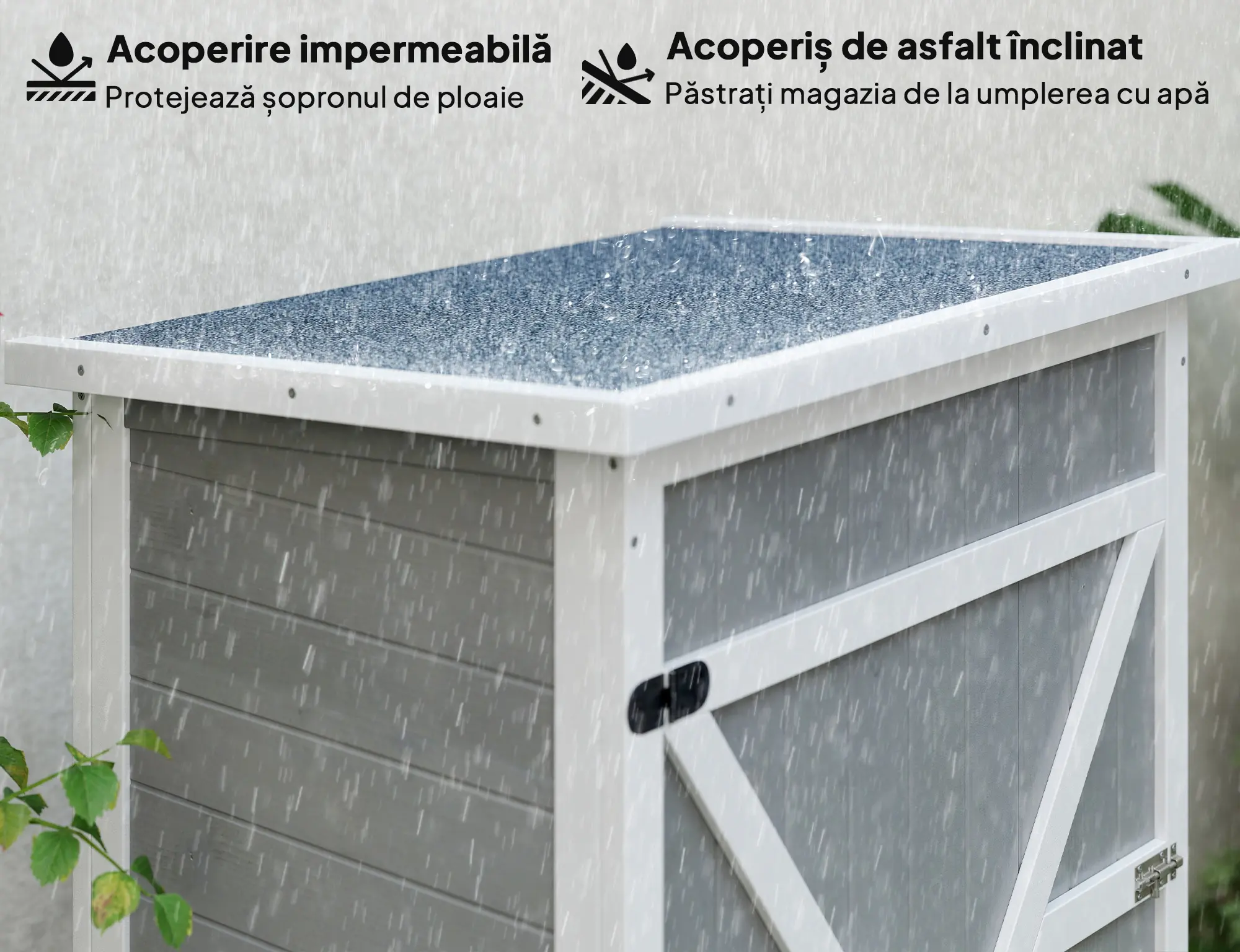 Cадовый шкаф Outsunny 845-292GY (Grey) - 9