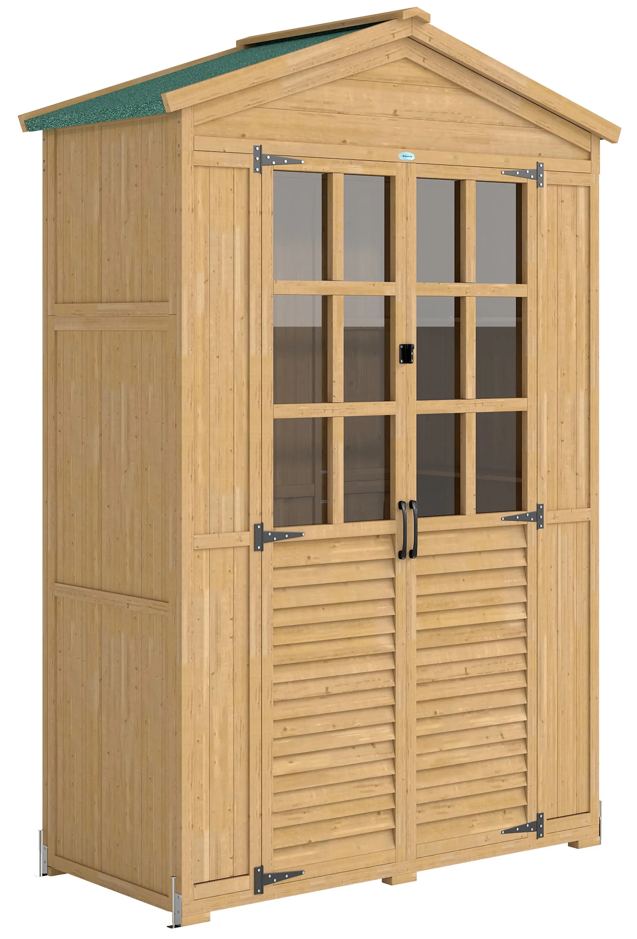 Cадовый шкаф Outsunny 84H-489V00LR (Light Brown) - 2