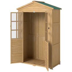 Cадовый шкаф Outsunny 84H-489V00LR (Light Brown) Thumb