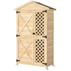 Cадовый шкаф Outsunny 84H-623V00ND (Natural) Thumb