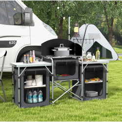 Кемпинговая кухня Outsunny A20-381V00BK (Black)