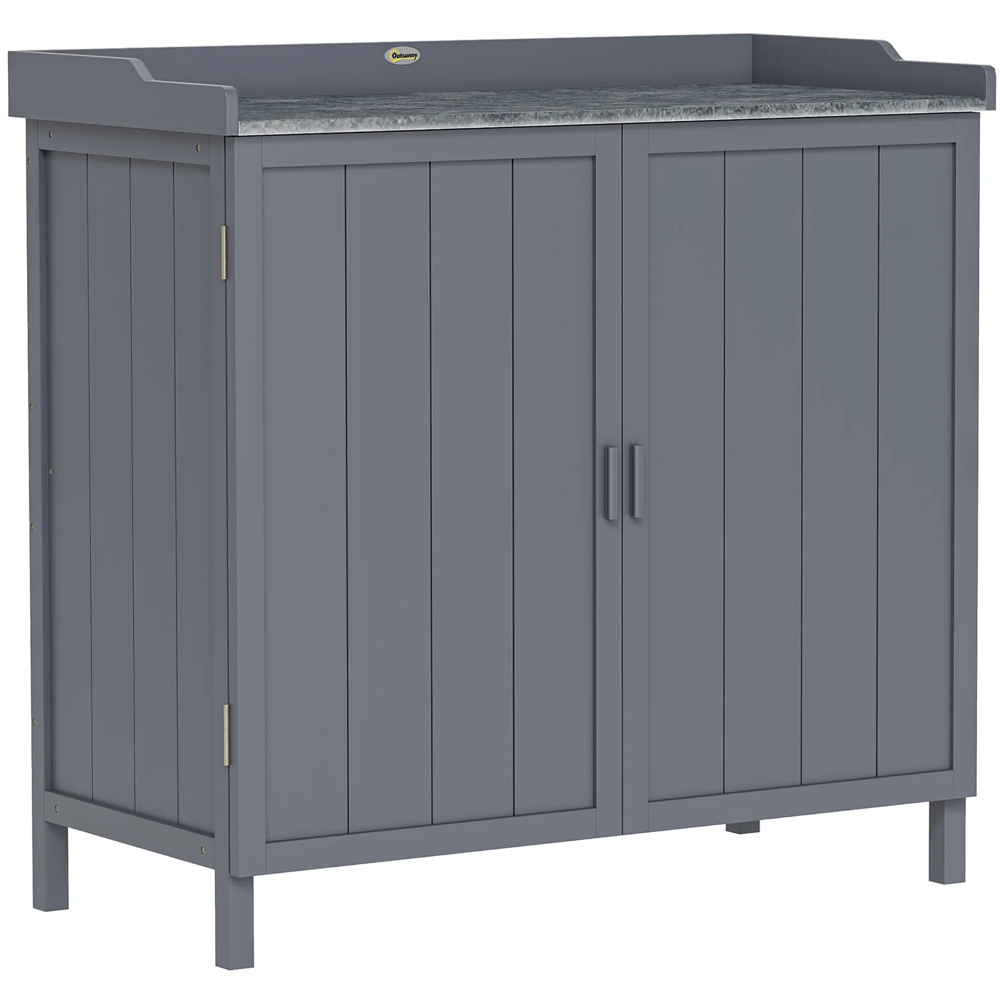 Tumba de gradina Outsunny 84B-636GY (Grey) - 2