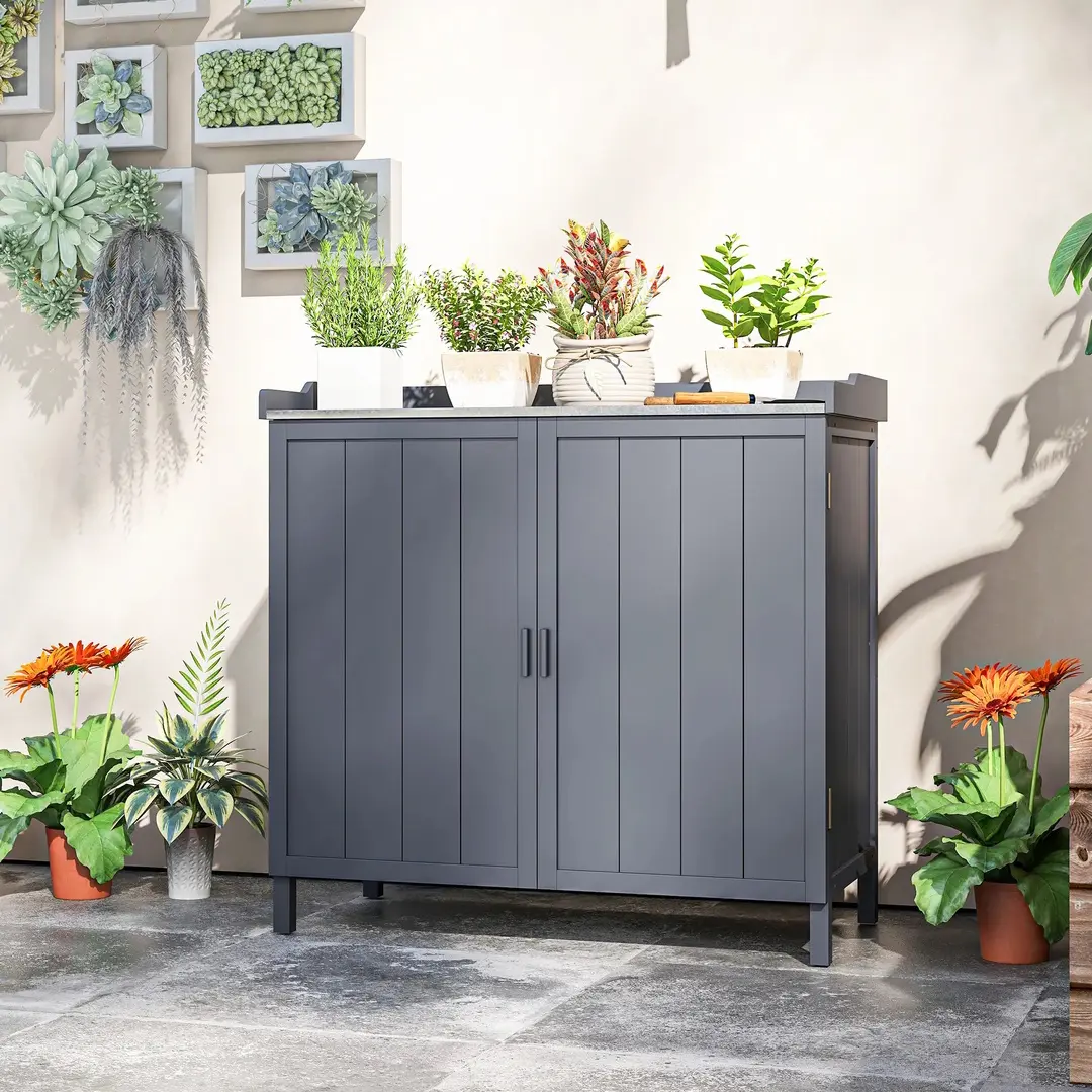 Tumba de gradina Outsunny 84B-636GY (Grey)