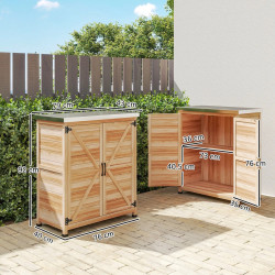 Садовая тумба Outsunny 84G-485V00ND (Wood) Thumb