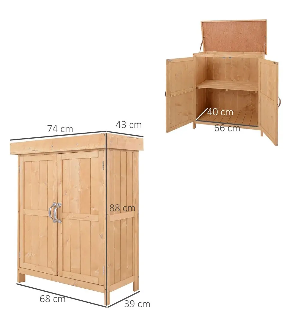 Dulap de gradina Outsunny 845-212 (Wood)