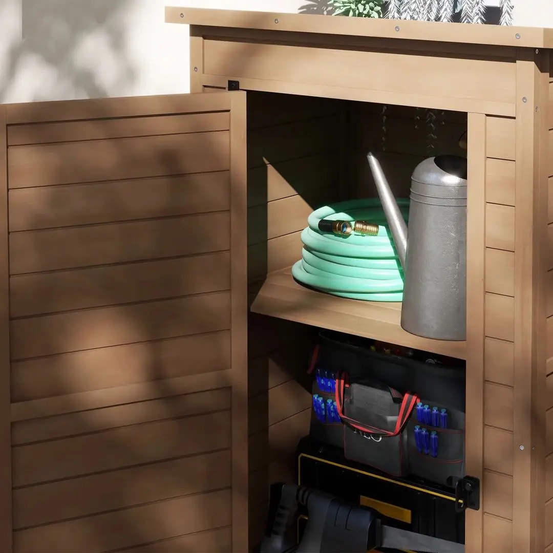 Садовый шкаф Outsunny 84G-415V00BN (Brown)