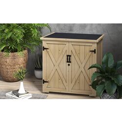 Садовый шкаф Outsunny 84G-416V00ND (Natural Wood)