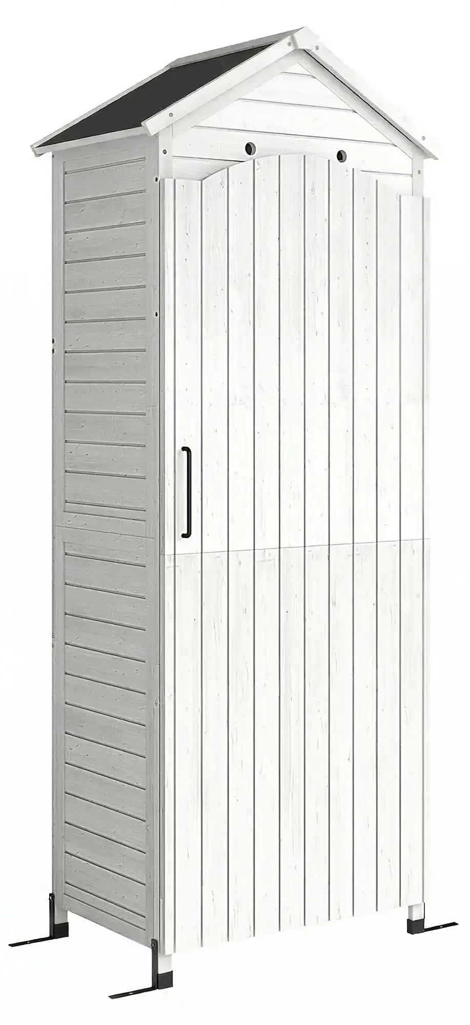 Dulap de gradina Outsunny 84H-602V00WT (White) - 2