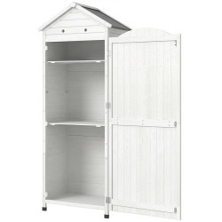Dulap de gradina Outsunny 84H-602V00WT (White) Thumb