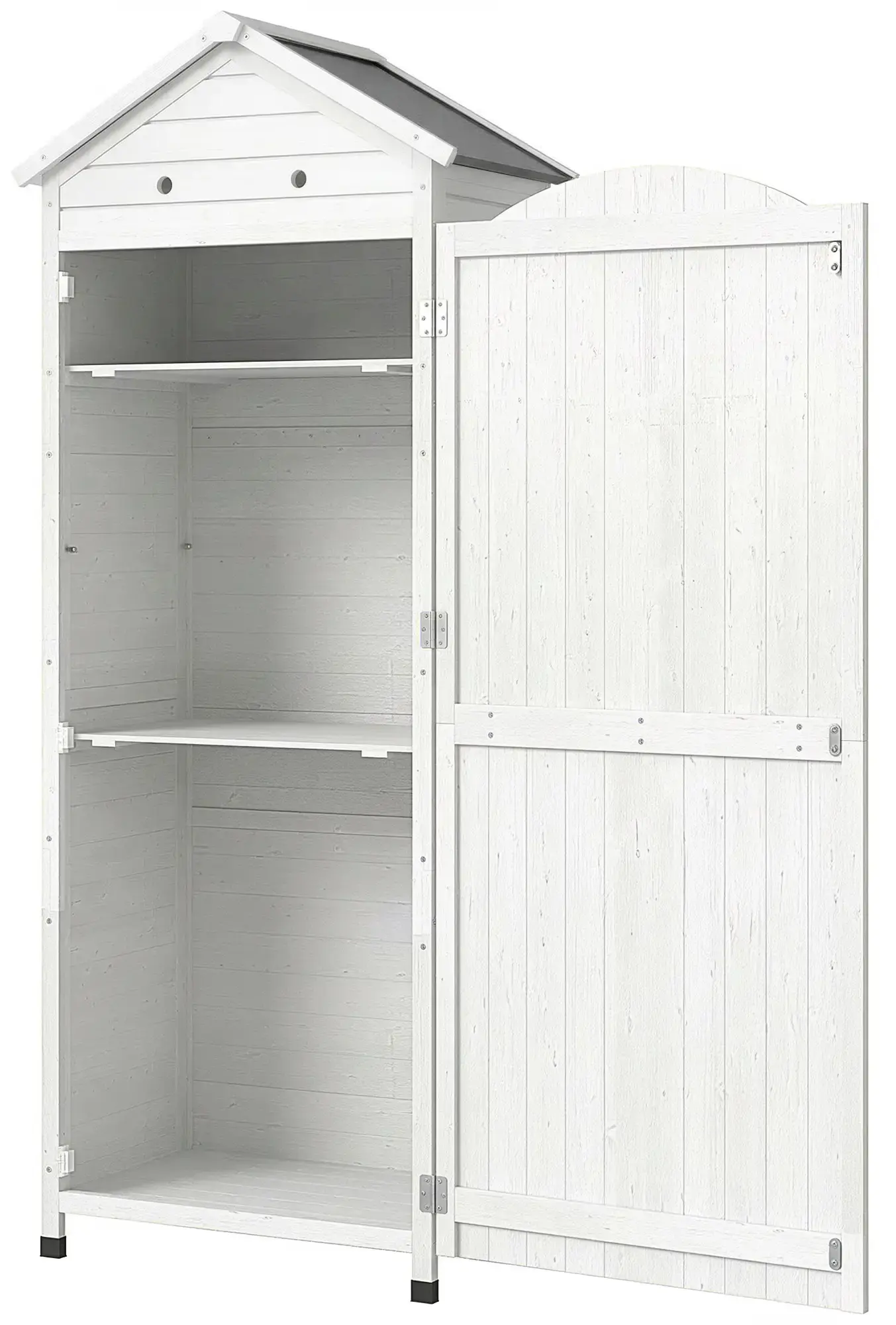 Dulap de gradina Outsunny 84H-602V00WT (White) - 3