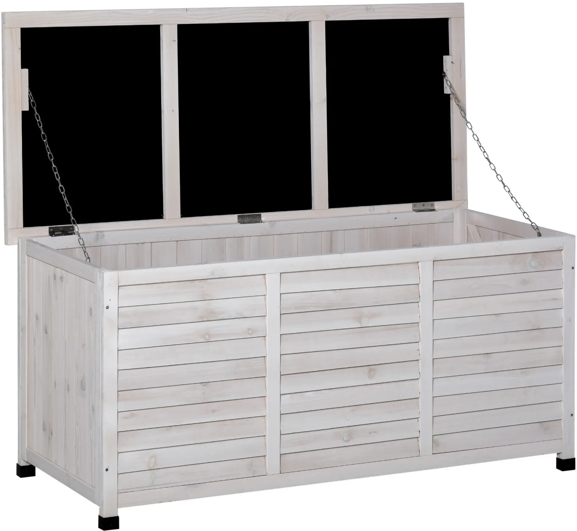 Садовый сундук Outsunny 84B-458WT (White) - 2