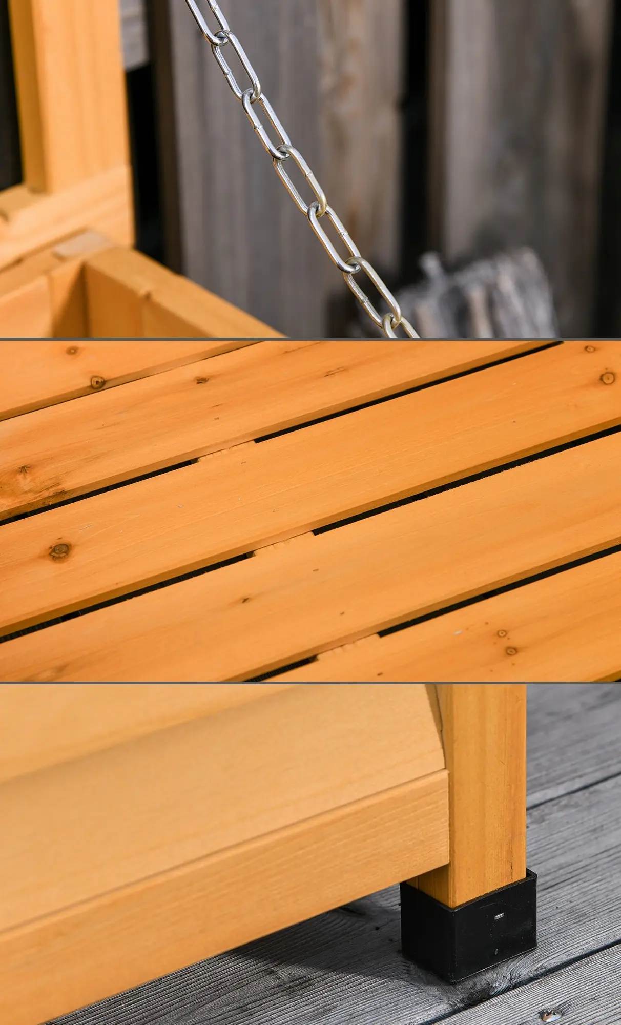 Садовый сундук Outsunny 84B-458YL (Dark Yellow) - 7