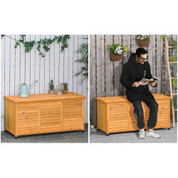 Садовый сундук Outsunny 84B-458YL (Dark Yellow) Thumb