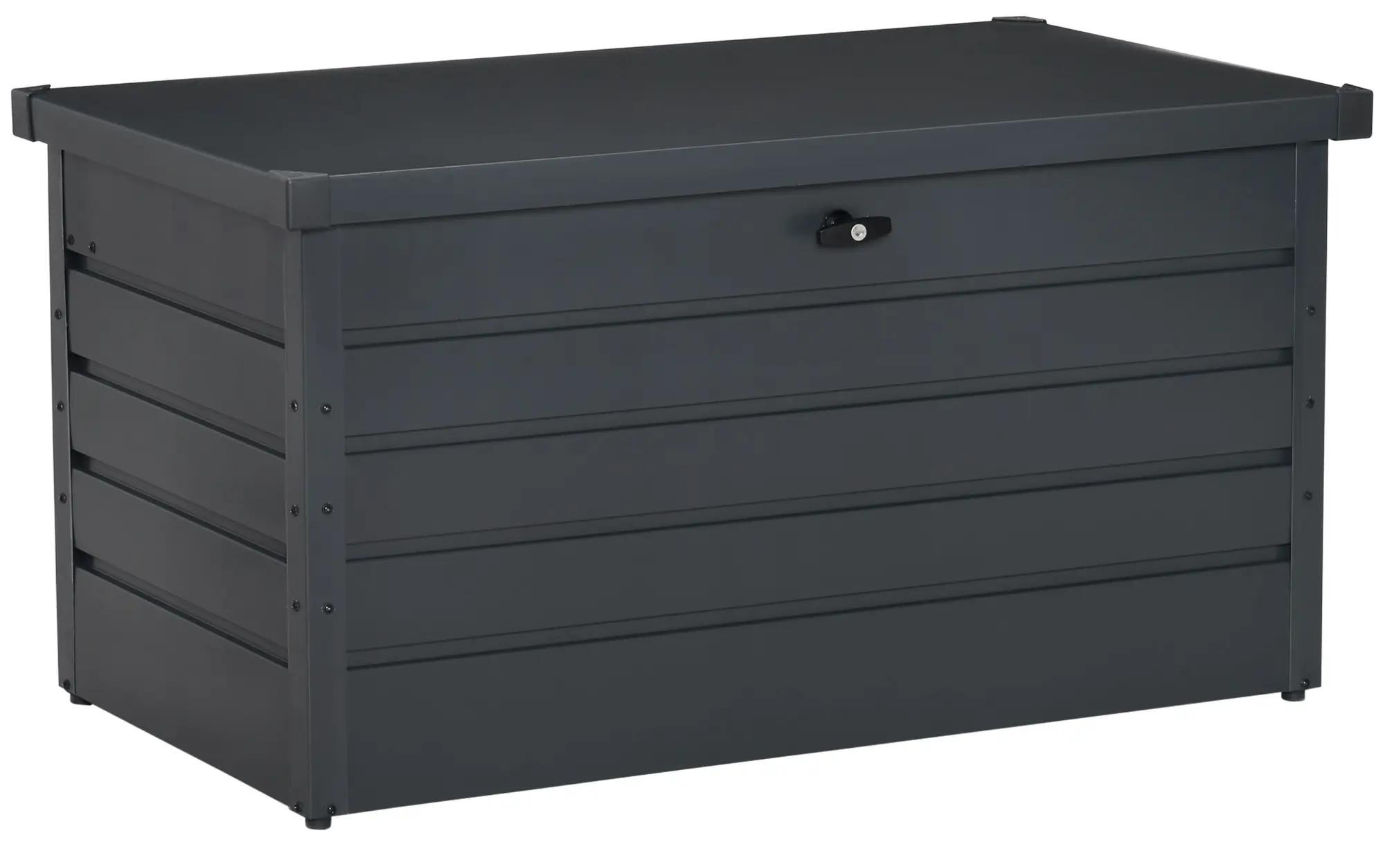 Lada depozitare de gradina Outsunny 84B-459V01 (Dark Grey) - 2