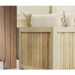 Lada depozitare de gradina Outsunny 84G-185V00ND (Wood) Thumb