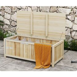 Lada depozitare de gradina Outsunny 84G-185V00ND (Wood) Thumb