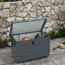 Lada depozitare de gradina Outsunny 84G-187V00CG (Grey) Thumb