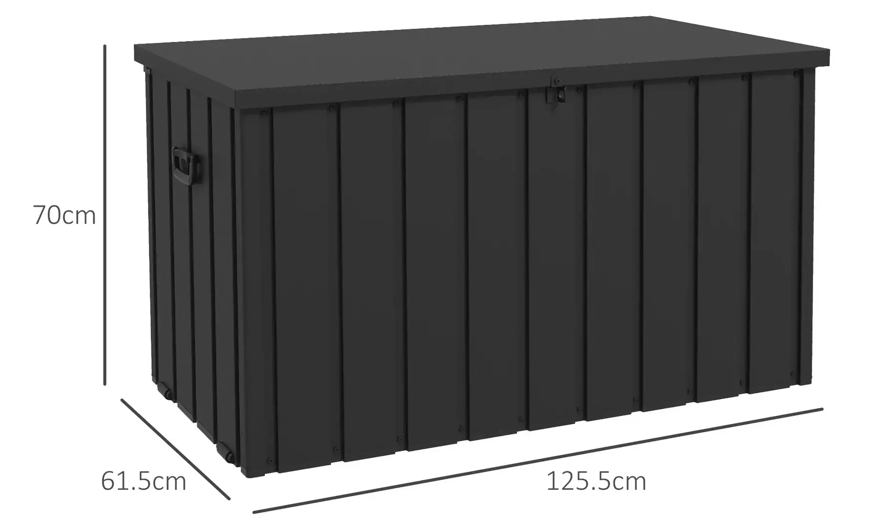 Садовый сундук Outsunny 84G-326V00BK (Black)