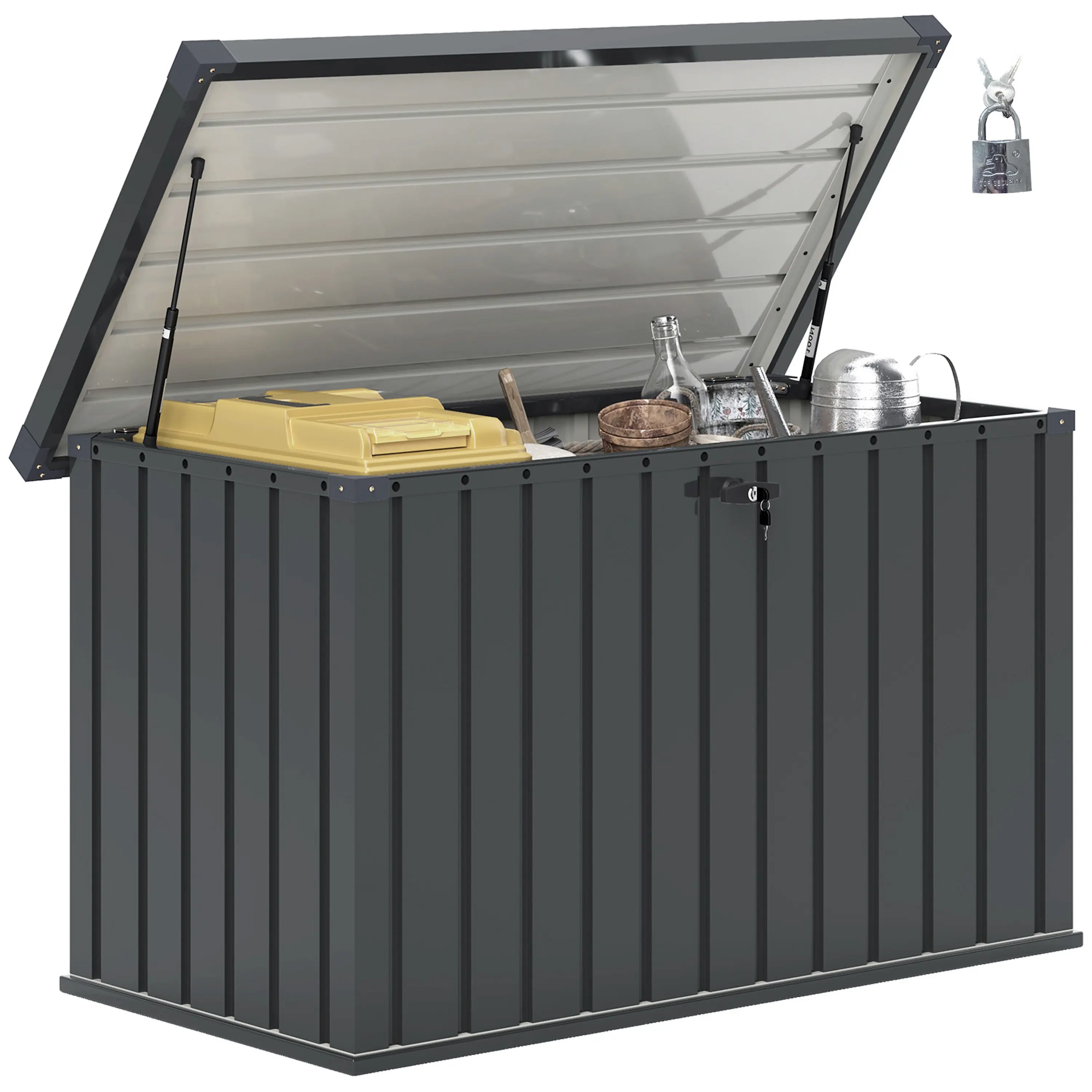 Садовый сундук Outsunny 84G-479V00CG (Dark Grey) - 2