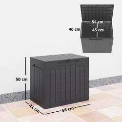 Садовый сундук Outsunny 84G-791V00BK (Black) Thumb