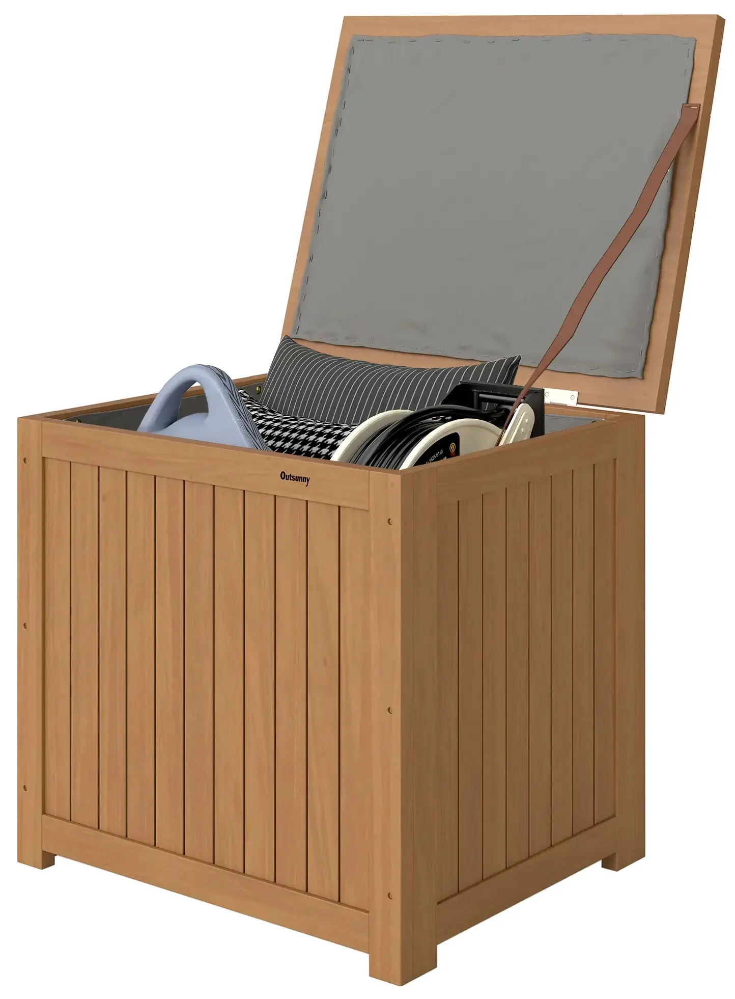 Lada depozitare de gradina Outsunny 84G-905V00BN (Brown) - 3