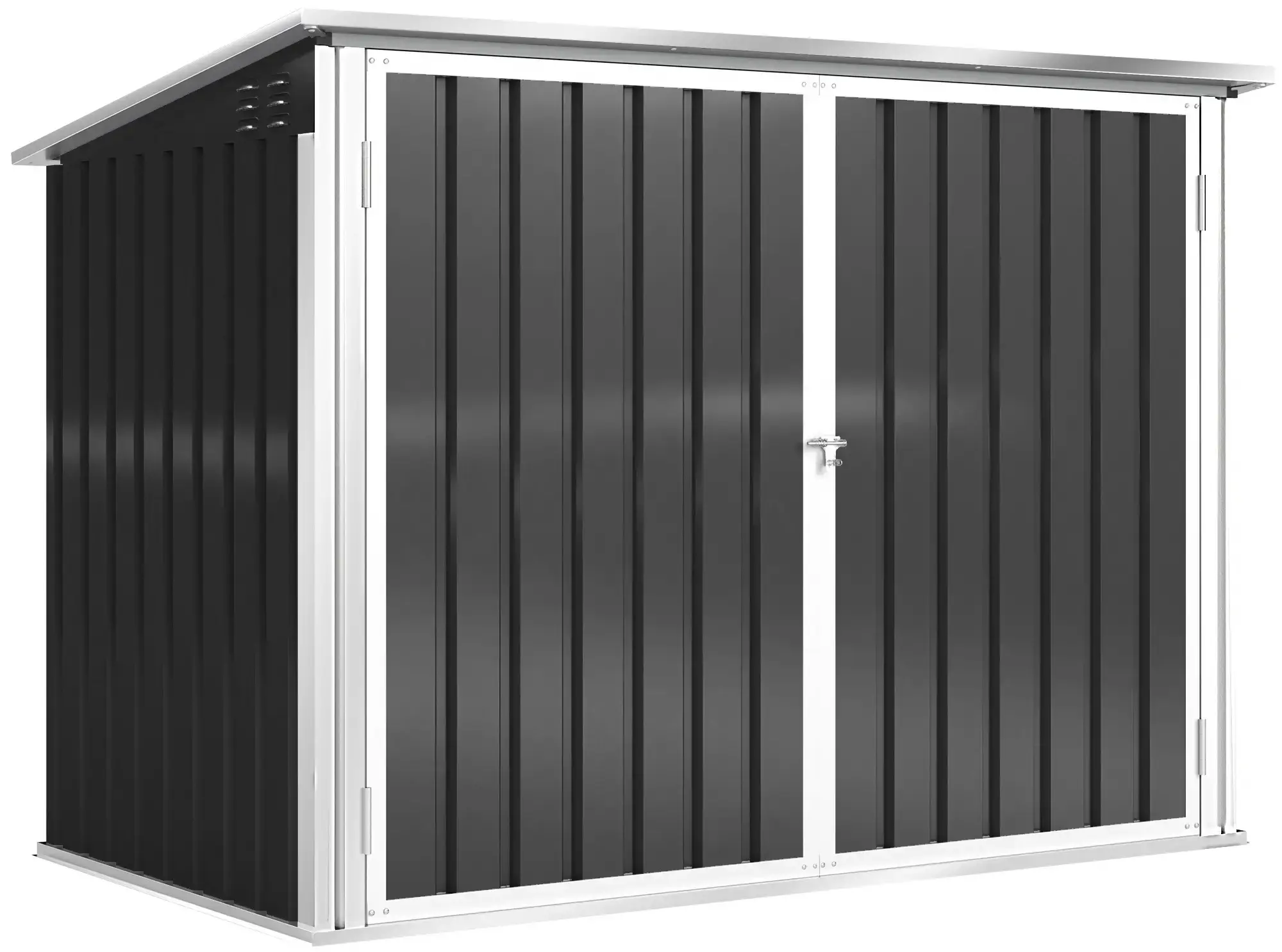 Dulap pentru pubele Outsunny 845-436V02CG (Dark Grey) - 3
