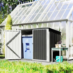 Dulap pentru pubele Outsunny 845-436V02CG (Dark Grey) Thumb
