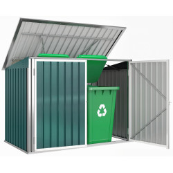 Шкаф для мусорных контейнеров Outsunny 845-436V02GN (Green) Thumb
