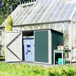 Шкаф для мусорных контейнеров Outsunny 845-436V02GN (Green) Thumb
