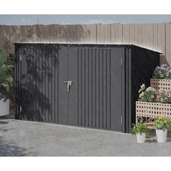 Dulap pentru containere de gunoi Outsunny 84H-206V00CG (Grey) Thumb