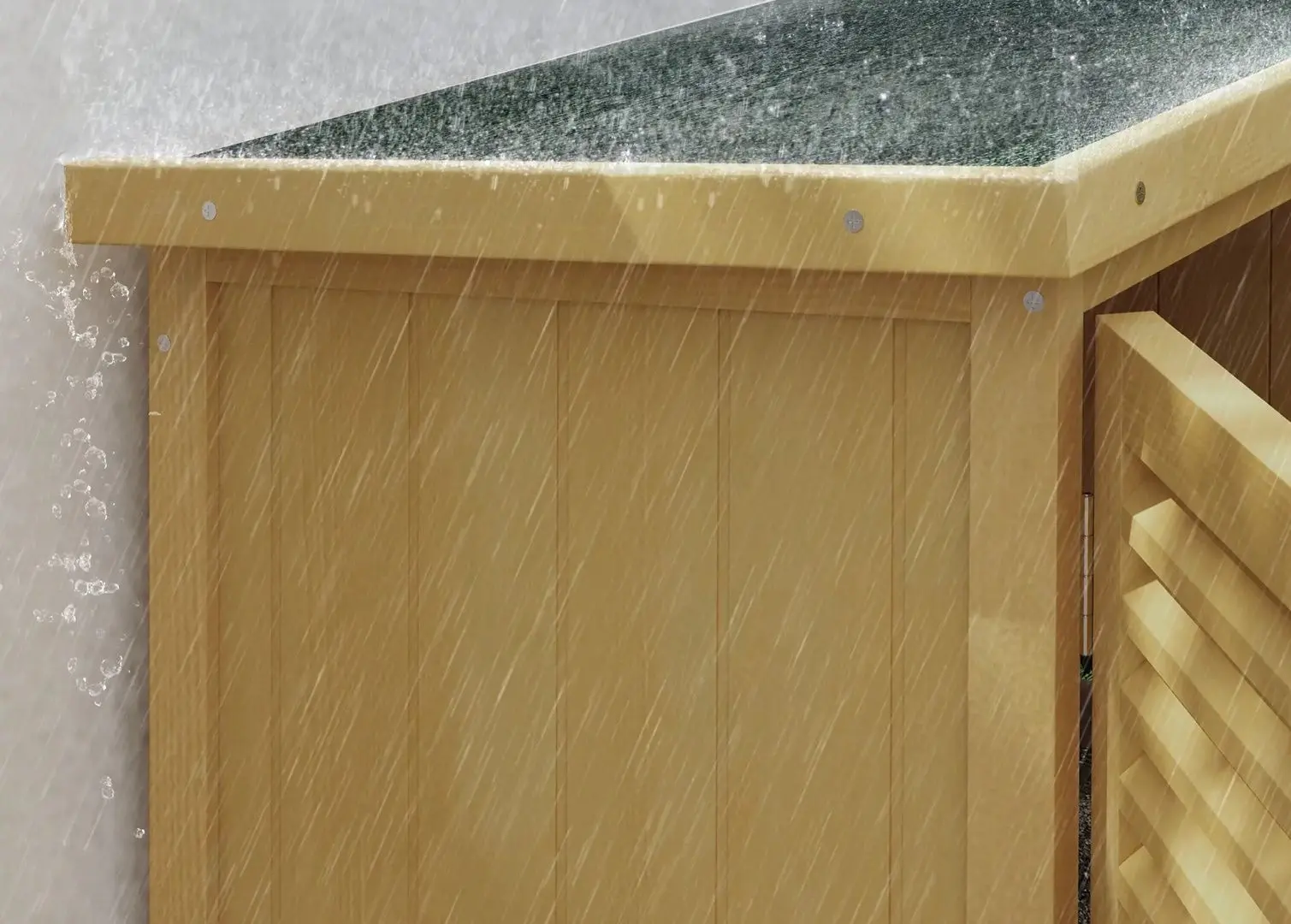 Шкаф садовый Outsunny 845-215V01YL (Yellow)