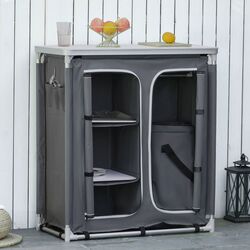 Складной шкаф Outsunny A20-159 (Grey)