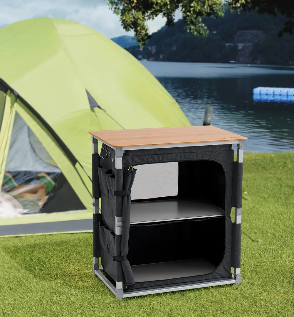 Складной шкаф Outwell Padres Storage Unit (Black/Natural)