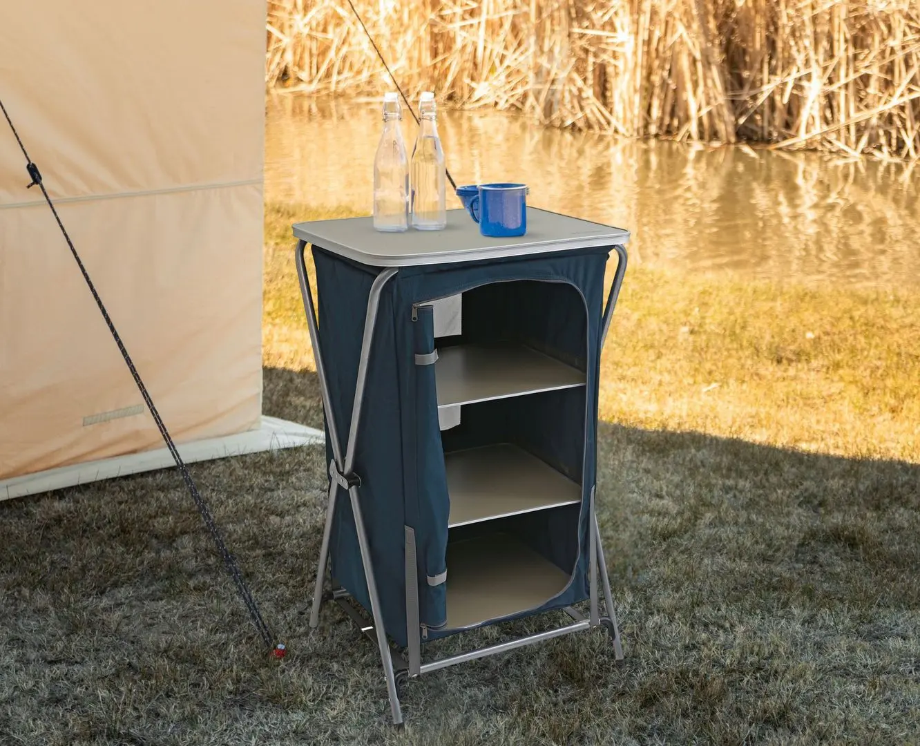 Раскладной шкаф Pinguin Kitchen L Petrol (Blue/Grey)