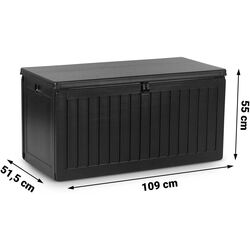 Ladă depozitare de grădină Plonos 480000 (Black) Thumb