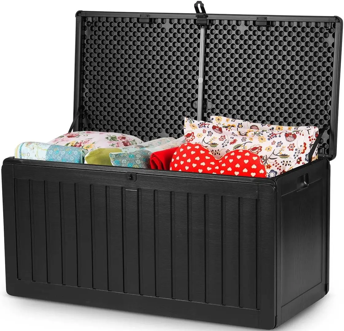 Ladă depozitare de grădină Plonos 480000 (Black)