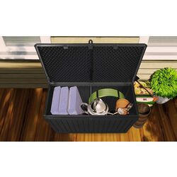 Ladă depozitare de grădină Plonos 480000 (Black) Thumb