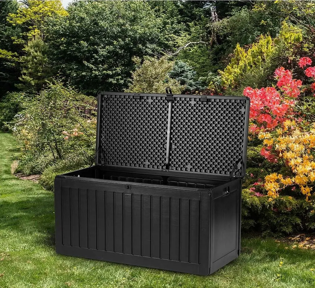 Ladă depozitare de grădină Plonos 480000 (Black)