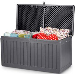 Садовый сундук Plonos 480001 (Grey) Thumb