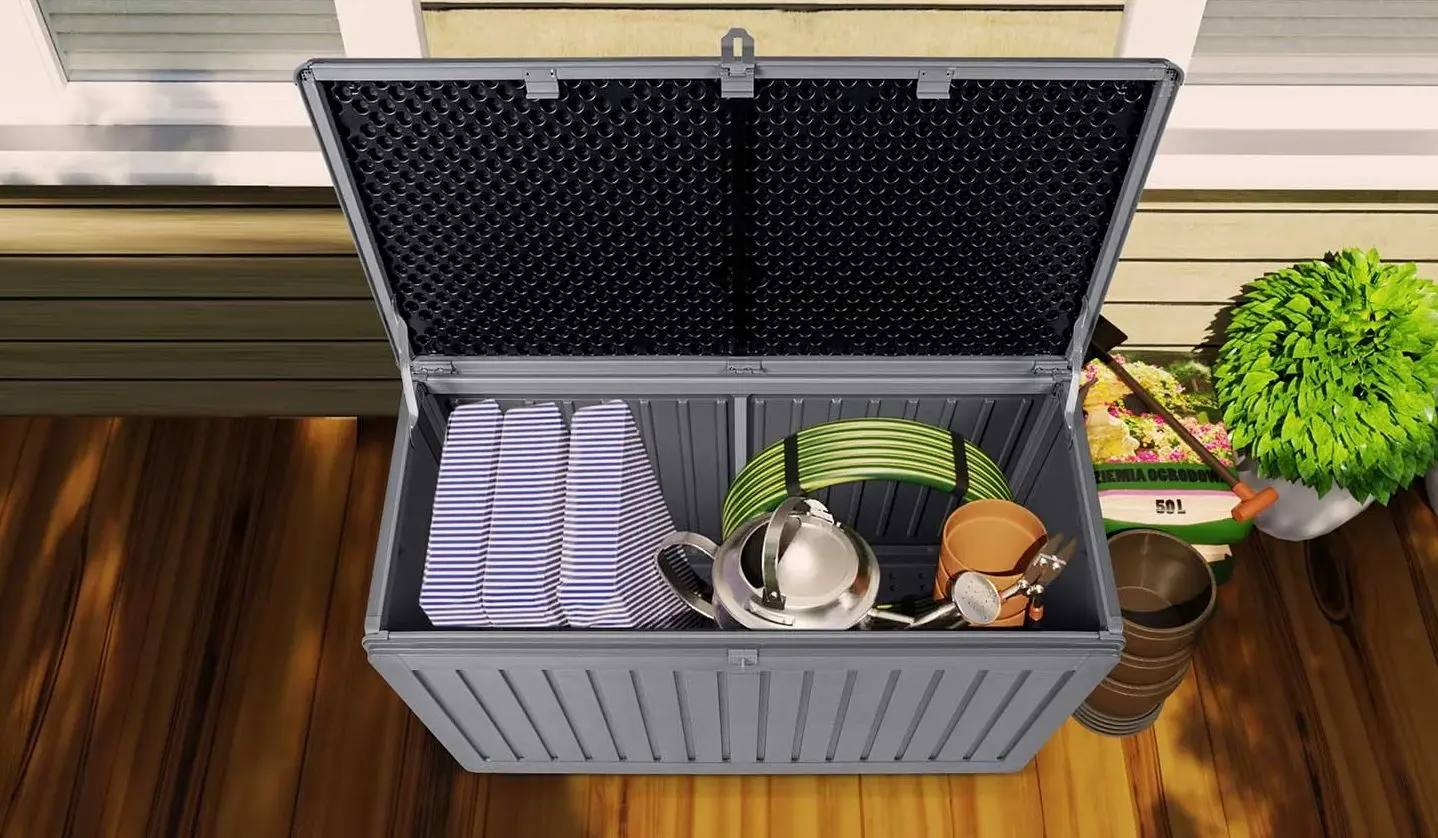 Садовый сундук Plonos 480001 (Grey)