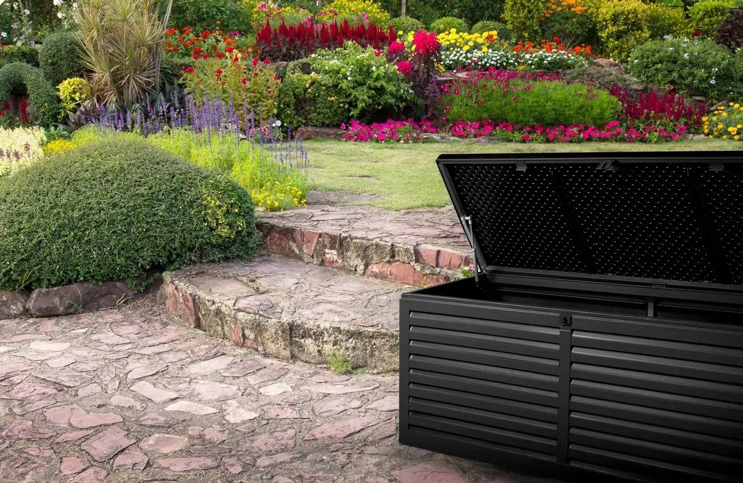 Садовый сундук Plonos 480100 (Black)