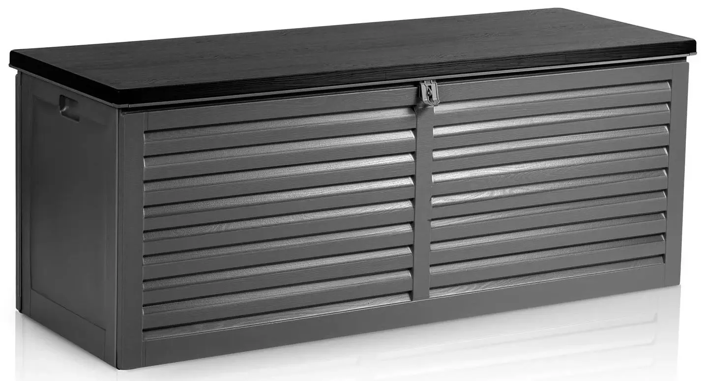 Садовый сундук Plonos 480101 (Black/Grey)