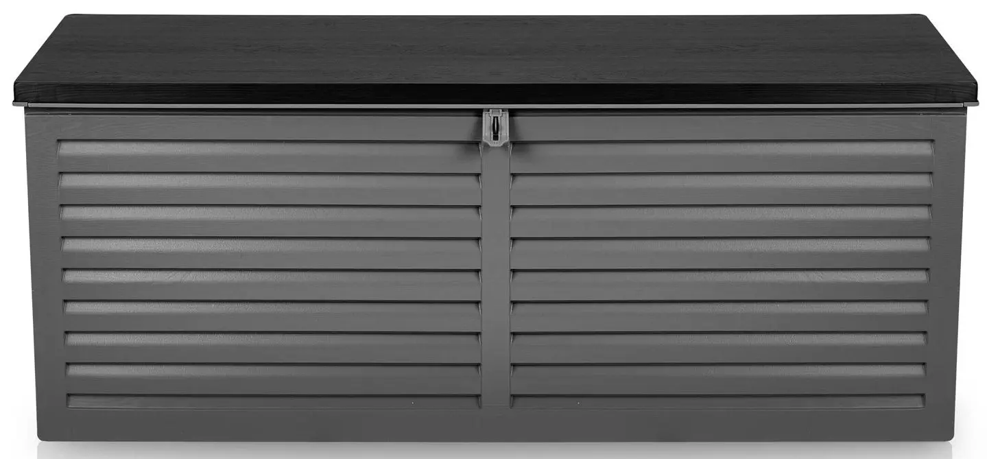 Садовый сундук Plonos 480101 (Black/Grey)