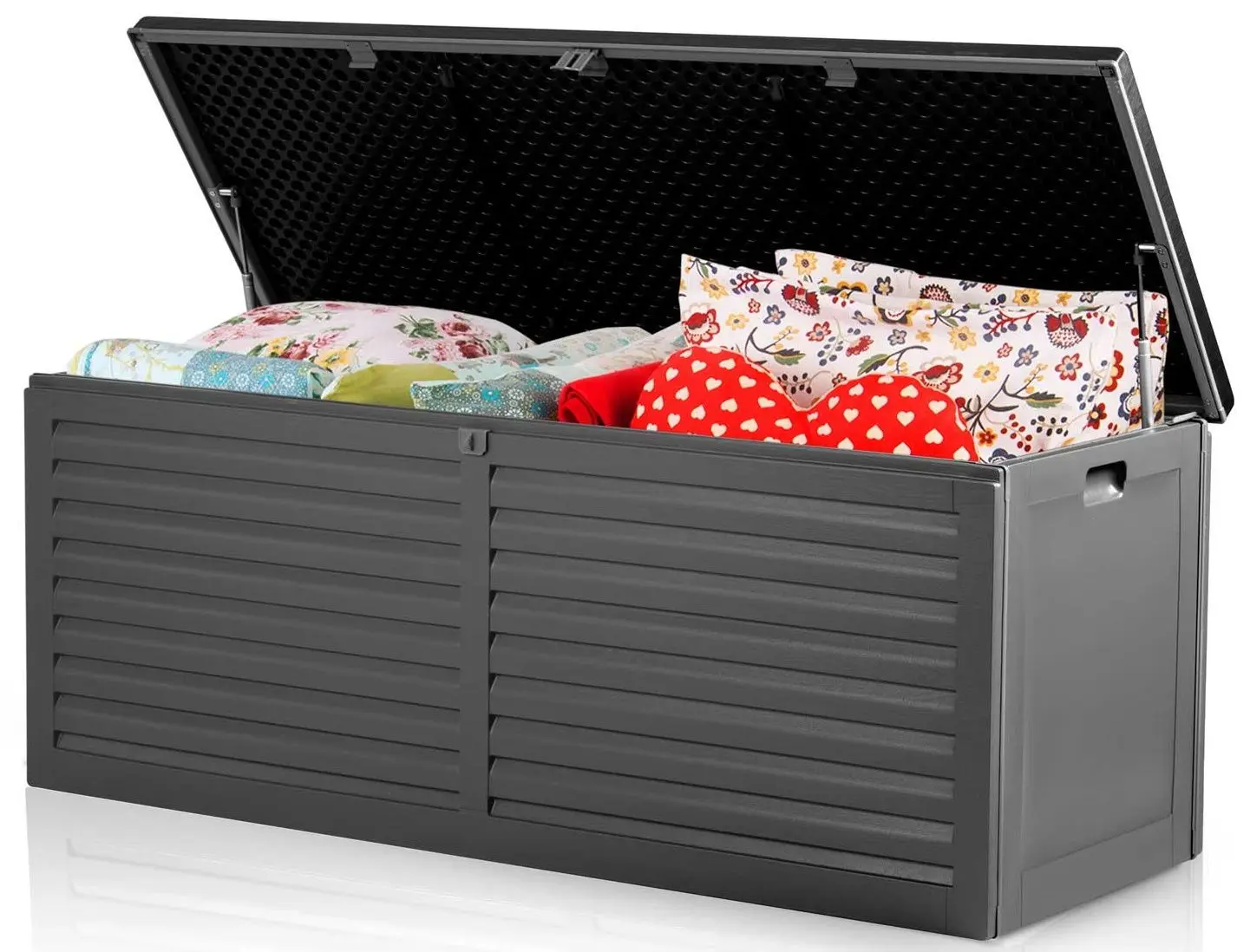 Садовый сундук Plonos 480101 (Black/Grey)