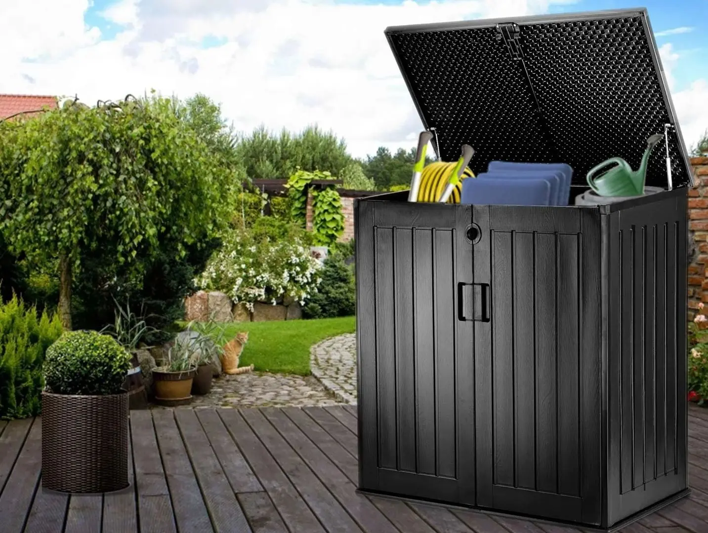 Tumba de gradina Plonos 480300 (Black)