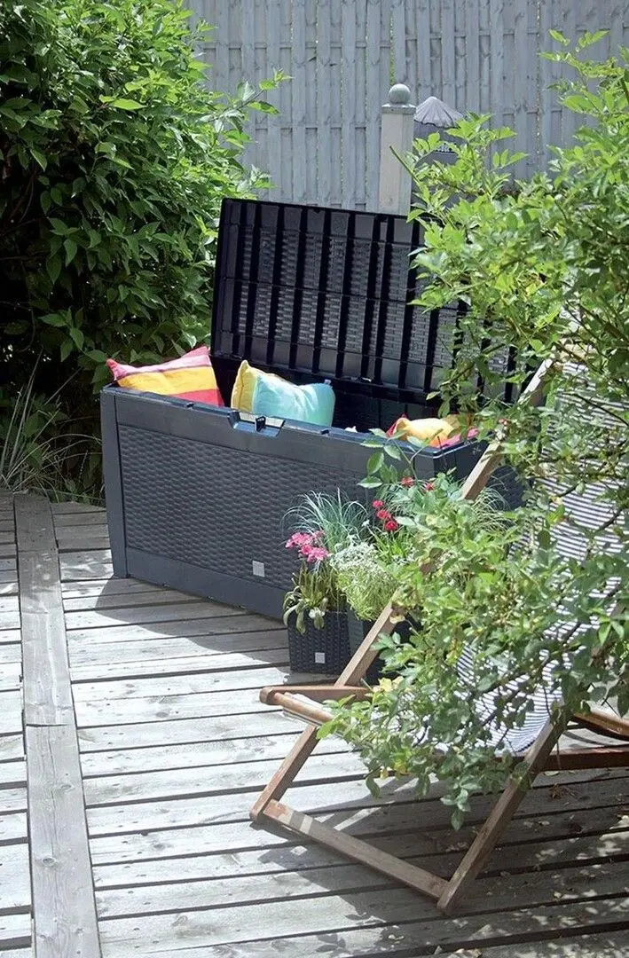 Ladă depozitare de grădină Prosperplast 7098432 310L (Anthracite)