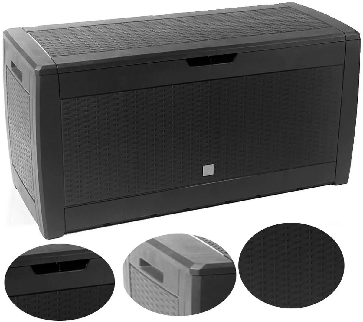 Ladă depozitare de grădină Prosperplast 977829 290L (Anthracite)